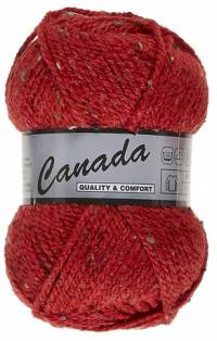 Laine Canada tweed rouge 435