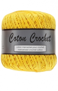 coton crochet jaune vif 371