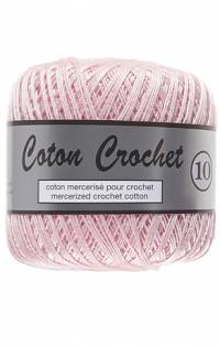 coton crochet rose pâle 370