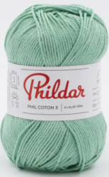 phil coton 3 vert pastel