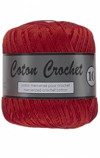 coton crochet rouge 043