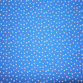 tissu coton poplin bleu k29030-105