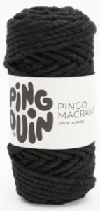 Pingo Macramé noir