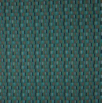 tissu coton polpin short stripes petrol k29047-106