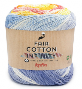 fair cotton infinity 102 bleu jaune