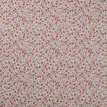 tissu coton digital flowers fuchsia k61008-017