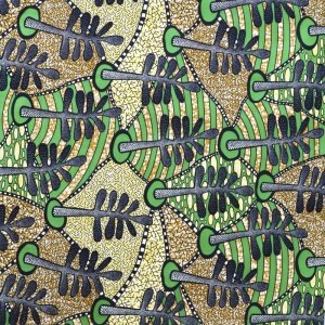 Tissu Wax Imprimé Double Face Creanous 116 cm 100% Polyester vendu par 50 cm - 04