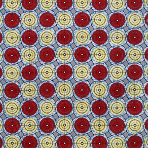 Tissu Wax Imprimé Double Face Creanous 116 cm 100% Polyester vendu par 50 cm - 16