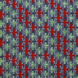 Tissu Wax Imprimé Double Face Creanous 116 cm 100% Polyester vendu par 50 cm - 27