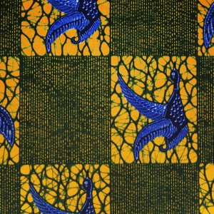 Tissu Wax Imprimé Double Face Creanous 116 cm 100% Polyester vendu par 50 cm - 68