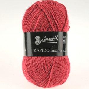 Fil à Tricoter Annell Rapido Fine 100% Acrylique 50g 215m - 8204 brique
