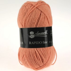 Fil à Tricoter Annell Rapido Fine 100% Acrylique 50g 215m - terracotta