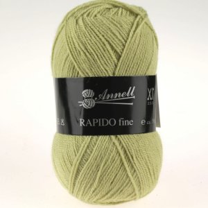 Fil à Tricoter Annell Rapido Fine 100% Acrylique 50g 215m - 8217 olive