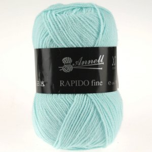 Fil à Tricoter Annell Rapido Fine 100% Acrylique 50g 215m - 8222 azur