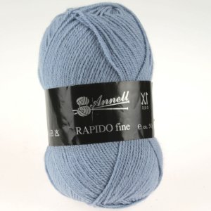 Fil à Tricoter Annell Rapido Fine 100% Acrylique 50g 215m - 8236 bleu jean's
