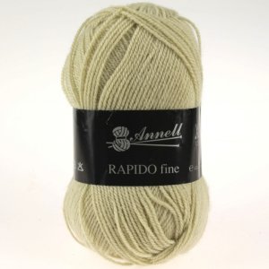 Fil à Tricoter Annell Rapido Fine 100% Acrylique 50g 215m - 8244 vert beige