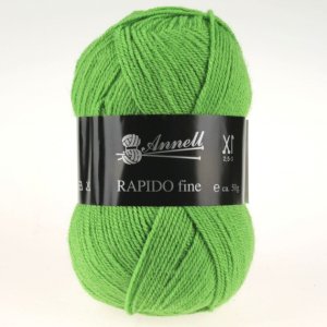 Fil à Tricoter Annell Rapido Fine 100% Acrylique 50g 215m - 8249 vert absinthe
