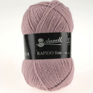 Fil à Tricoter Annell Rapido Fine 100% Acrylique 50g 215m - 8251 vieux rose