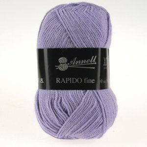 Fil à Tricoter Annell Rapido Fine 100% Acrylique 50g 215m - 8254 lilas