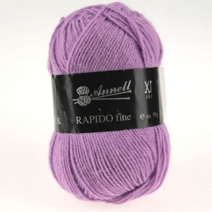 Fil à Tricoter Annell Rapido Fine 100% Acrylique 50g 215m - 8267 violet
