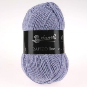 Fil à Tricoter Annell Rapido Fine 100% Acrylique 50g 215m - 8355 lavande