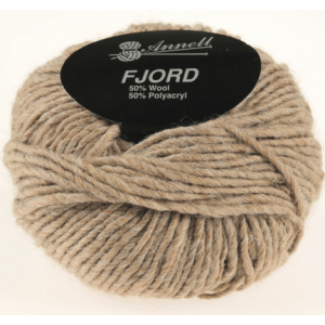 Fil Annell Fiord 50% Laine 50% Acrylique 50g 67m Aiguille 5-6 - 8630 taupe