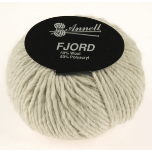 Fil Annell Fiord 50% Laine 50% Acrylique 50g 67m Aiguille 5-6 - 8660 ecru