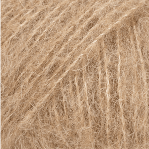 Fil à tricoter Drops Design Brushed Alpaca Silk 77% alpaga, 23% soie - amande 36