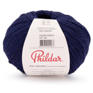 phil angora  60% polyamide - 40% angora  50 g 200m - angora nuit
