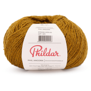 phil angora  60% polyamide - 40% angora  50 g 200m - angora olive