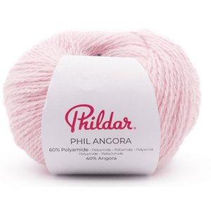 phil angora  60% polyamide - 40% angora  50 g 200m - angora rosée