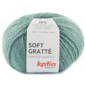 soft gratté -  soft gratte 84 bleu vert  