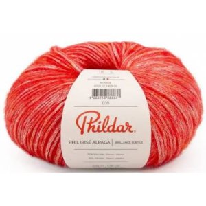 Phil irisé alpaga - Phil irisé alpaga rouge
