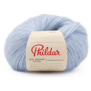 Phil mohair coton - baby blue