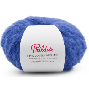 phil lovely mohair - bleu klein