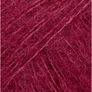 Fil à tricoter Drops Design Brushed Alpaca Silk 77% alpaga, 23% soie - bordeaux 23