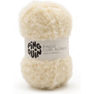 pingo curl alpaga - butter yellow