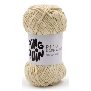 pingo raphia like - butter yellow