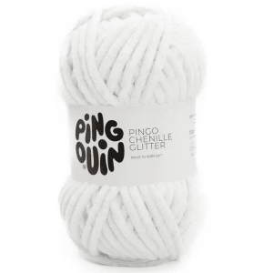 pingo chenille glitter - pingo chenille glitter blanc