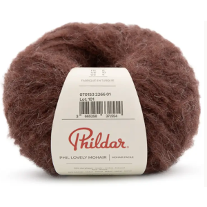 phil lovely mohair - chocolat