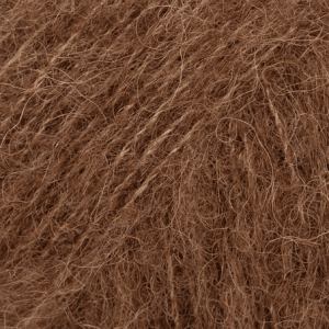 Fil à tricoter Drops Design Brushed Alpaca Silk 77% alpaga, 23% soie - chocolat 38