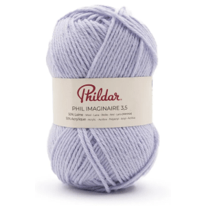 Pelote Phildar Phil Imaginaire 3.5 - 50g, 125m, 50% Laine, Aiguille 3.5 - ciel