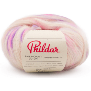 Phil mohair coton - confettis jaune