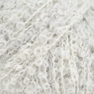 Fil à tricoter Drops Design Alpaca Bouclé 80 % alpaga 50 g - cristal gris