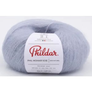 Phil mohair soie - Phil mohair soie givre