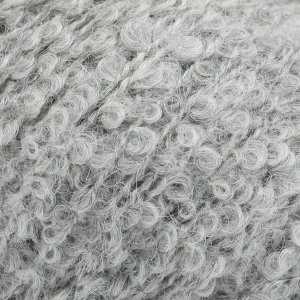 Fil à tricoter Drops Design Alpaca Bouclé 80 % alpaga 50 g - gris clair