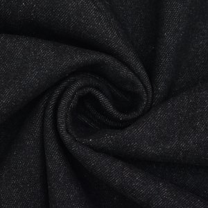 Tissu Jeans Creanous 100% Coton 145 cm Largeur 330 g/m² - vendu par 50 cm - noir 69