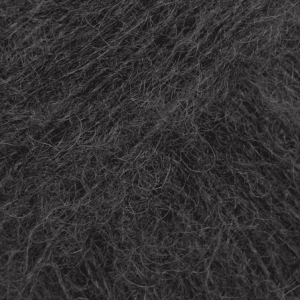 Fil à tricoter Drops Design Brushed Alpaca Silk 77% alpaga, 23% soie - noir 16