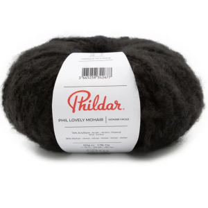 phil lovely mohair - noir