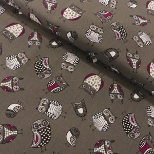 Tissu Coton Imprimé Creanous 108 cm de Largeur 100% Coton vendu par 50 cm - awls